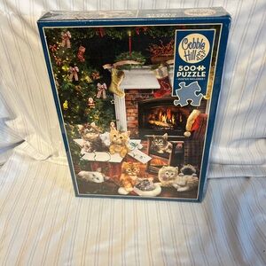 Cobb Hill by New Balance Festive Cats Puzzle - 500 Pieces New & Sealed